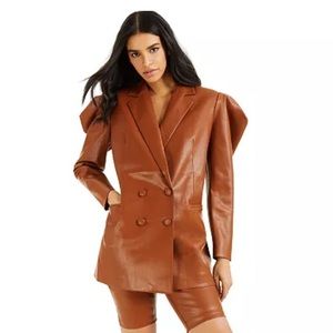 INC x CULPOS Leather Blazer